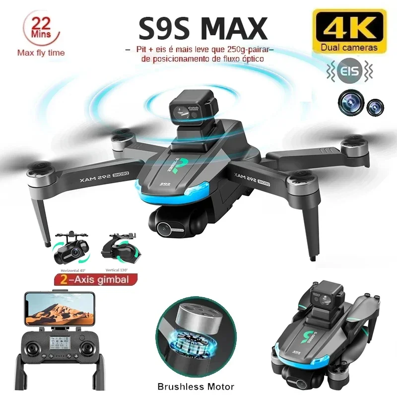 Drone Gimbal - Nouveau S9S MAX MINI Drone 4K