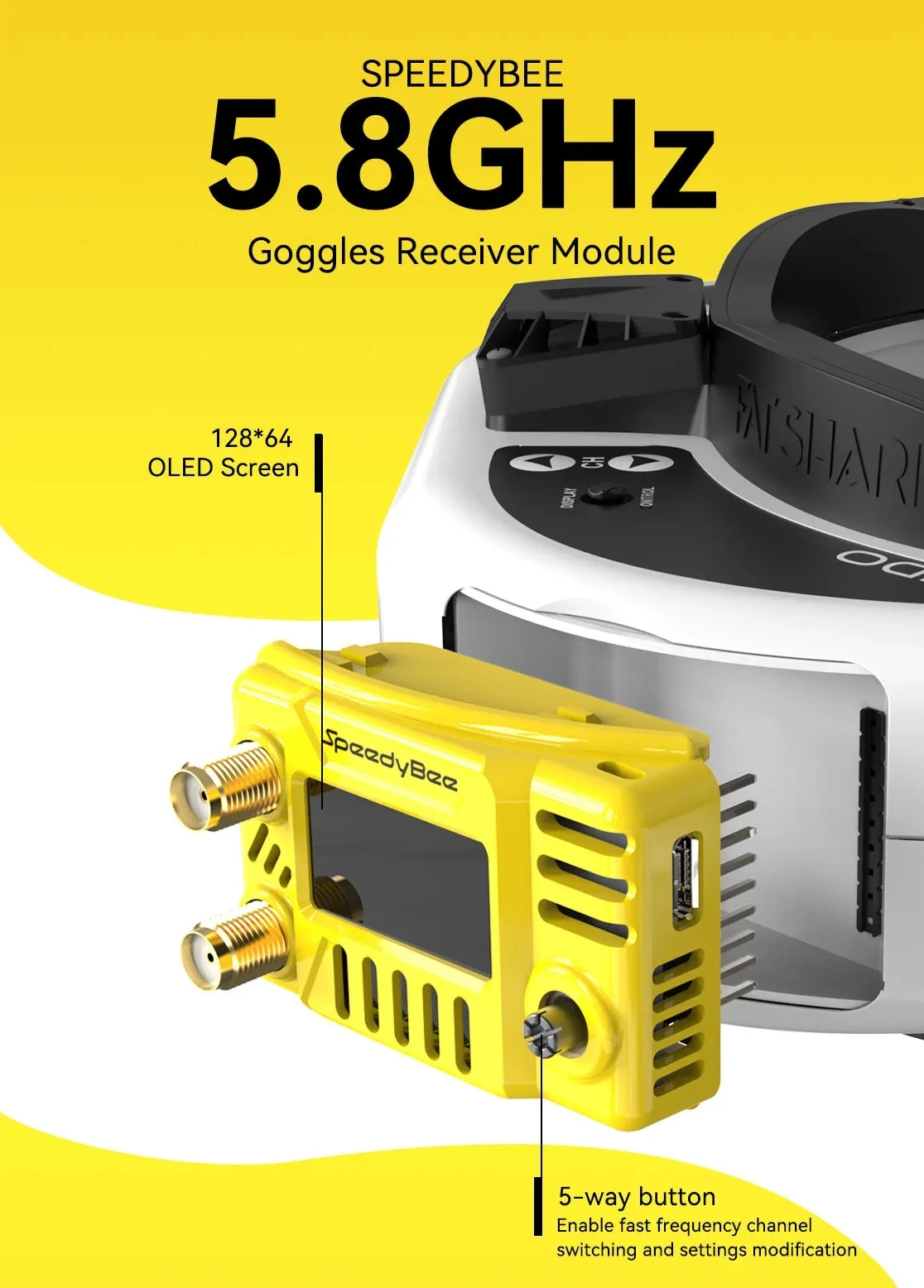 Module de lunettes FPV SpeedyB - Drone Compass avis et prix