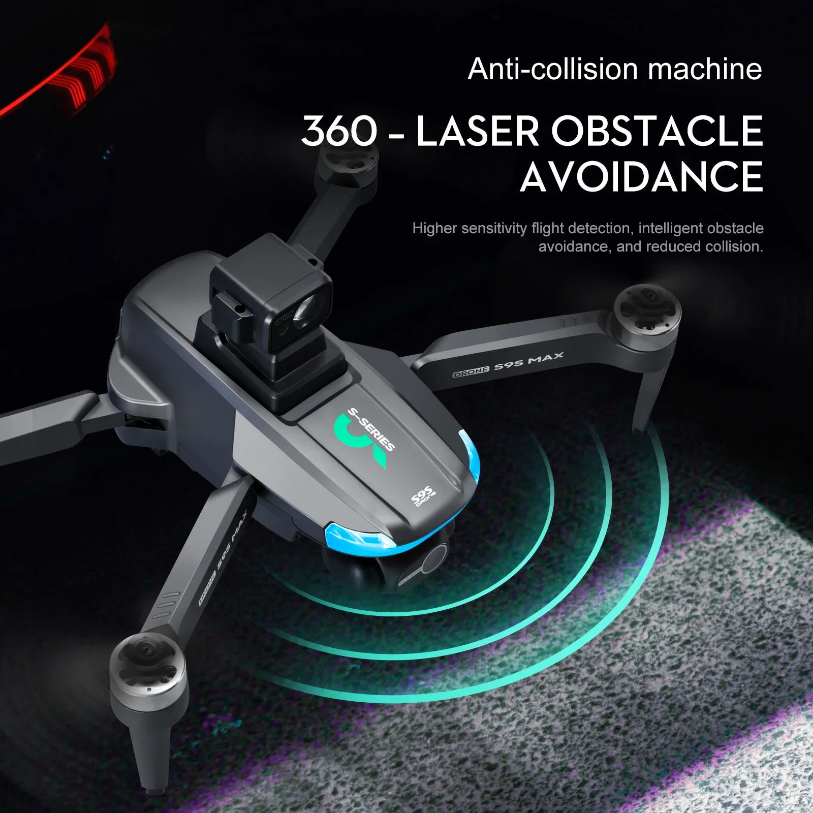 Nouveau S9S MAX MINI Drone 4K  - Drone Gimbal avis et prix