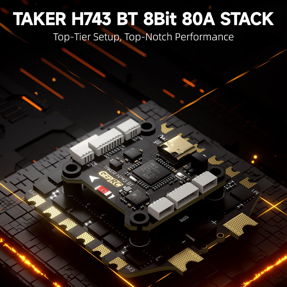 GEPRC TAKER H743 BT 8Bit 80A S - Drone Esc avis et prix