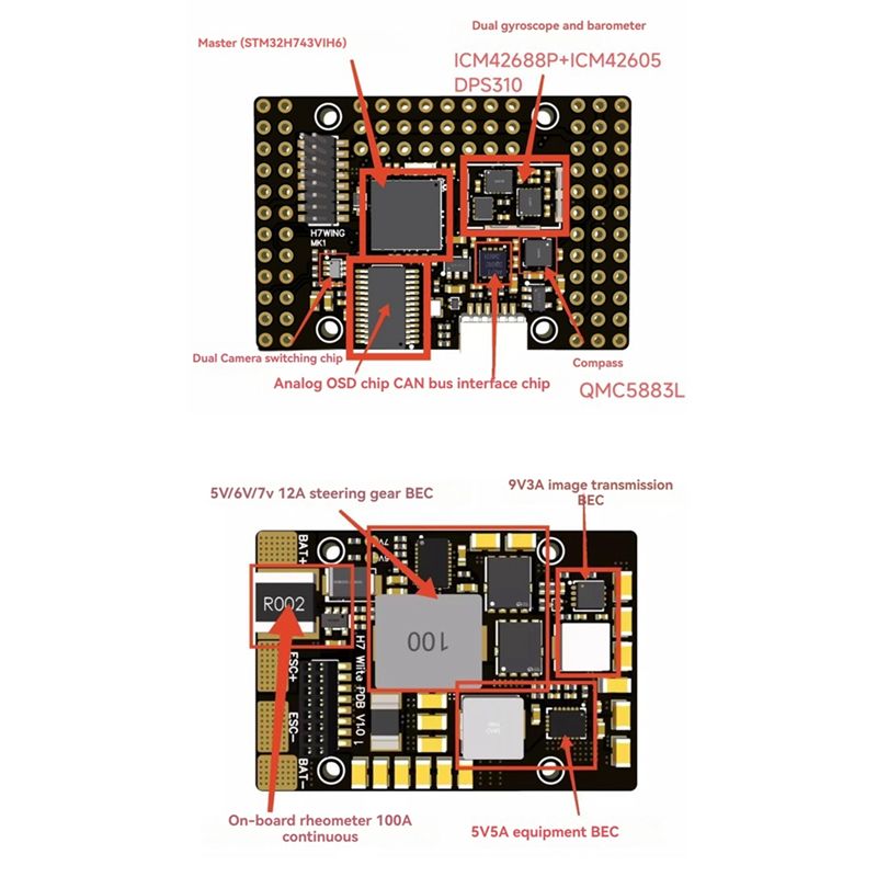 Contrôleur de vol H7wlite MK1  - Drone Compass avis et prix