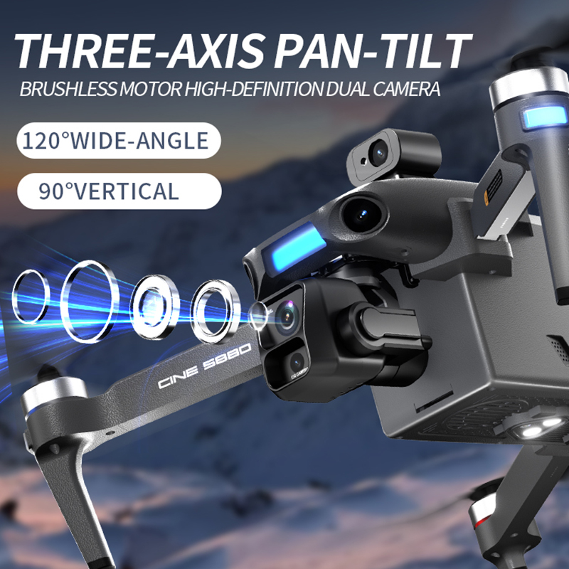 Nouveau drone 8K à double camé - Drone Gimbal avis et prix