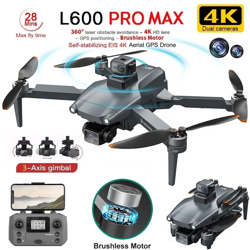 Drone GPS professionnel L600 P - Drone Gimbal avis et prix
